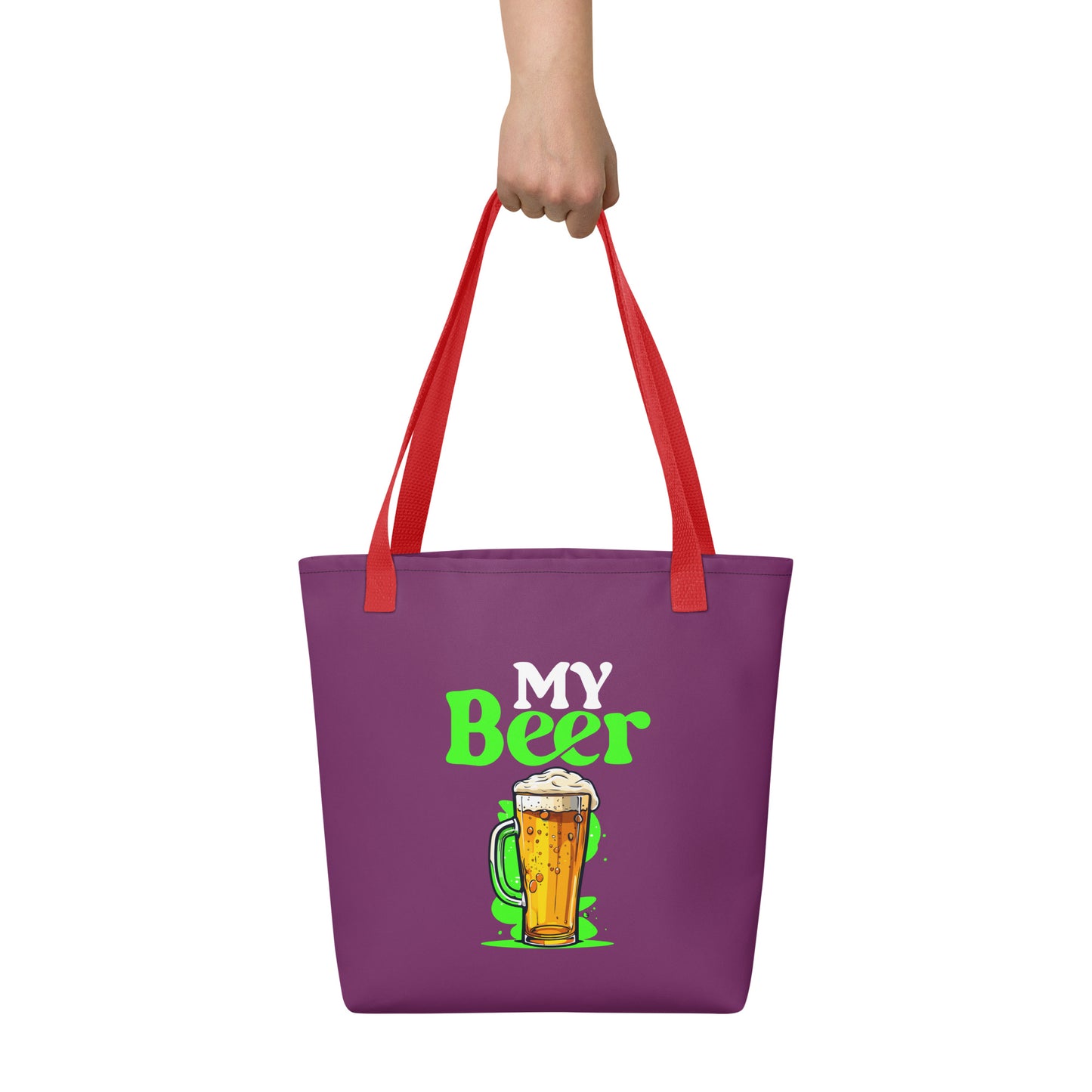 my beer tote bag