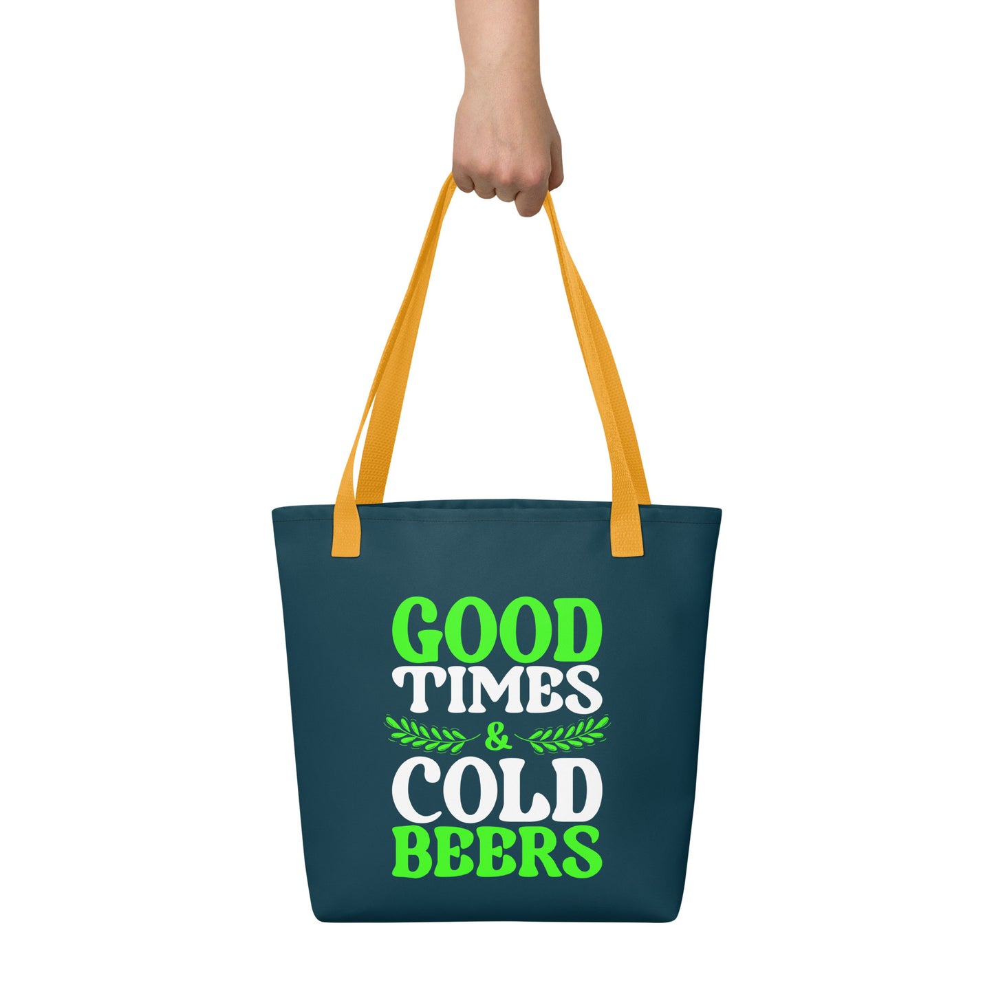 good times cold beers tote bag