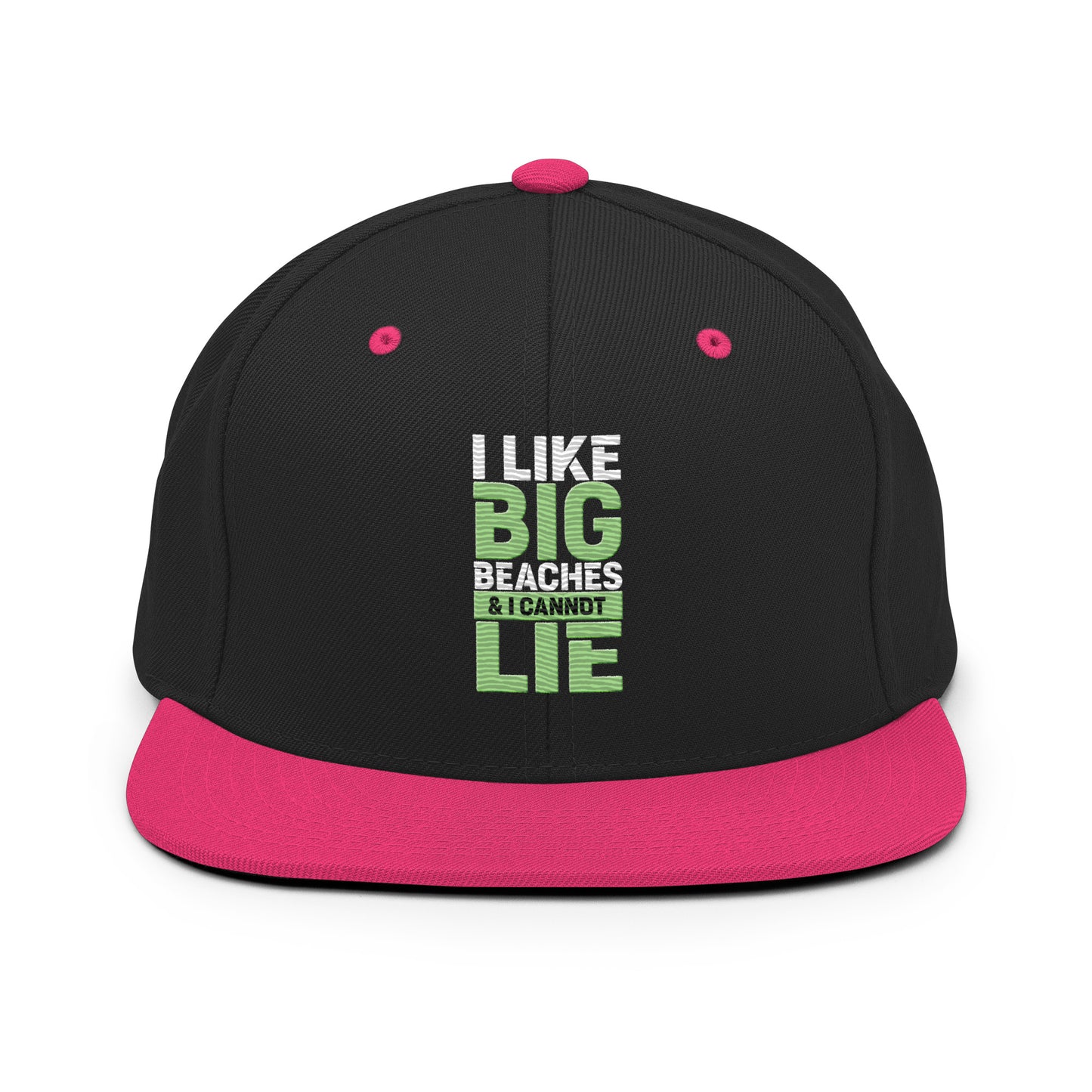i like big beaches snapback hat