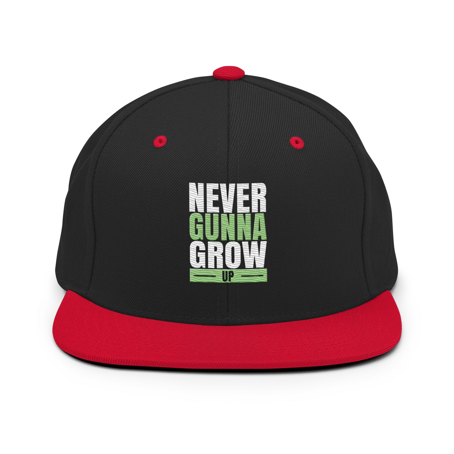 never gunna grow up snapback hat