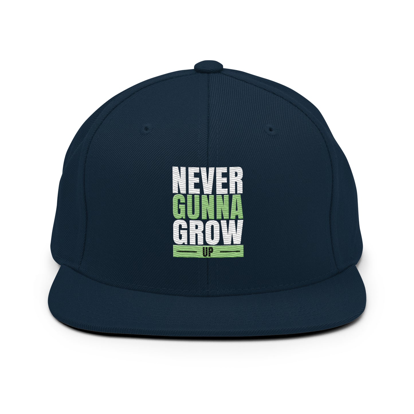 never gunna grow up snapback hat