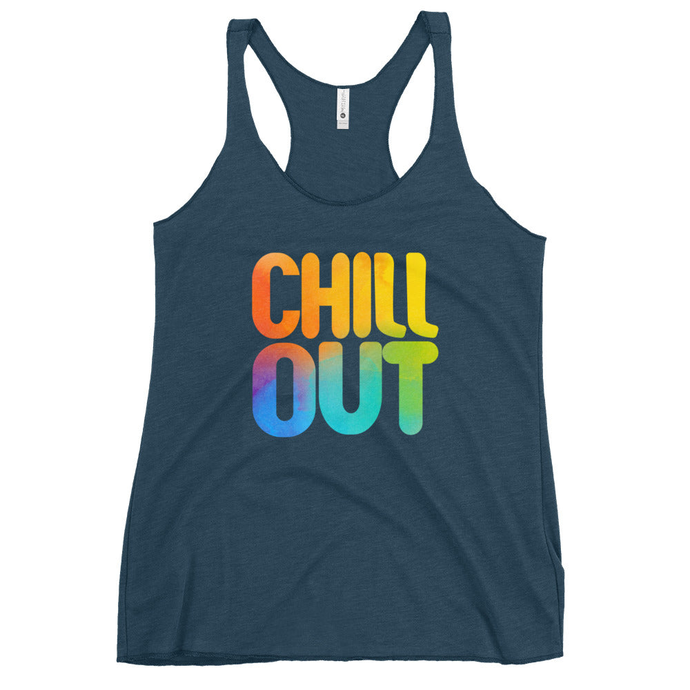 chill out racerback tank