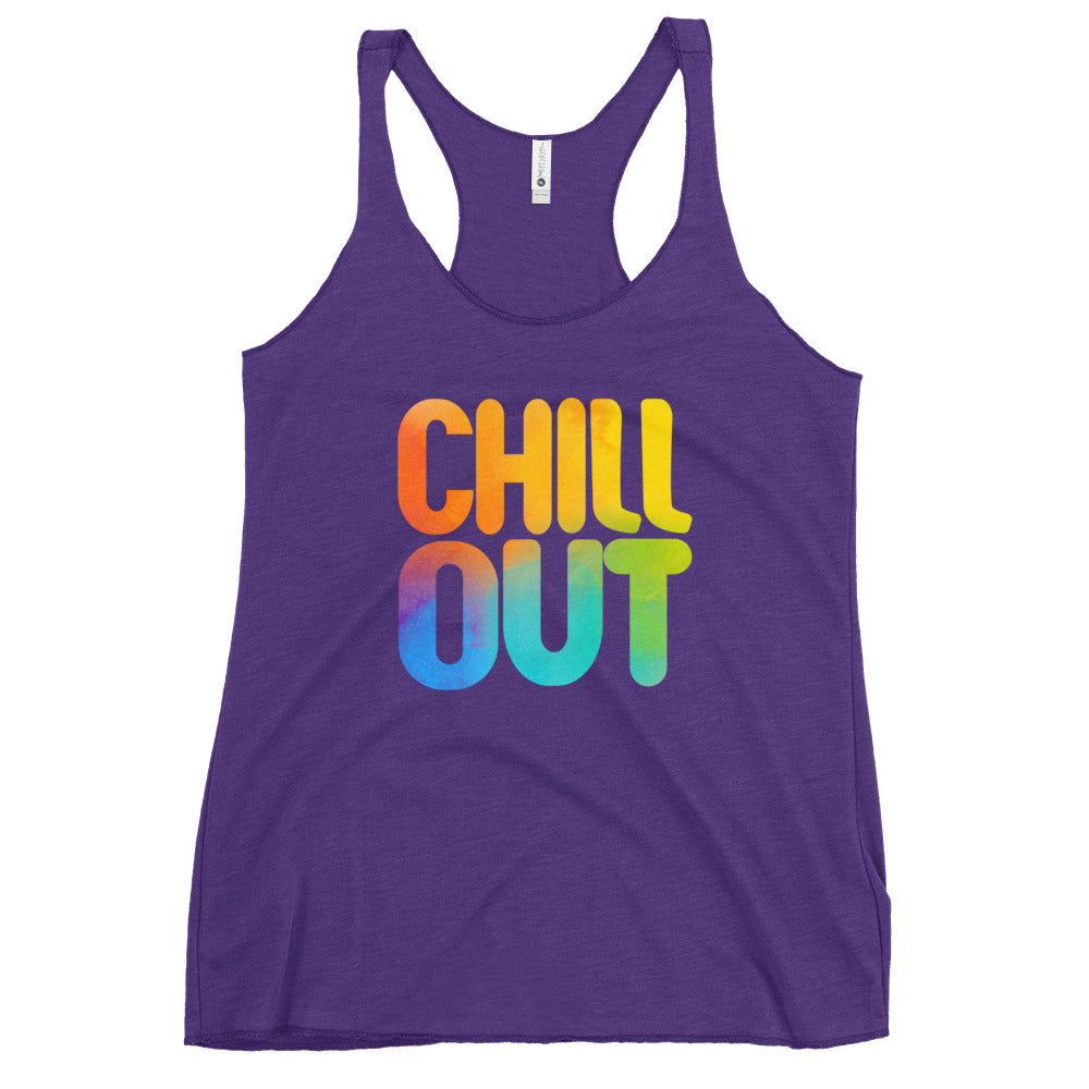 chill out racerback tank