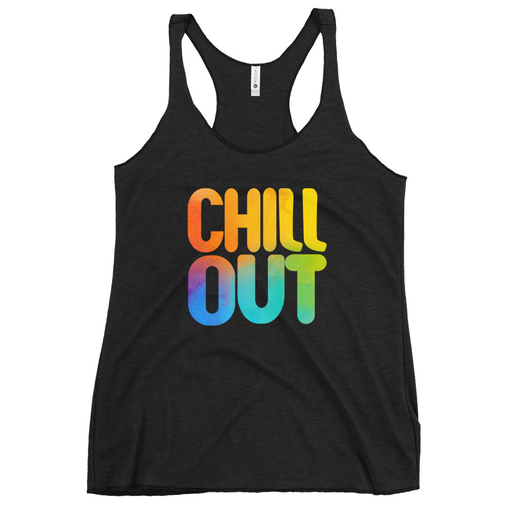 chill out racerback tank