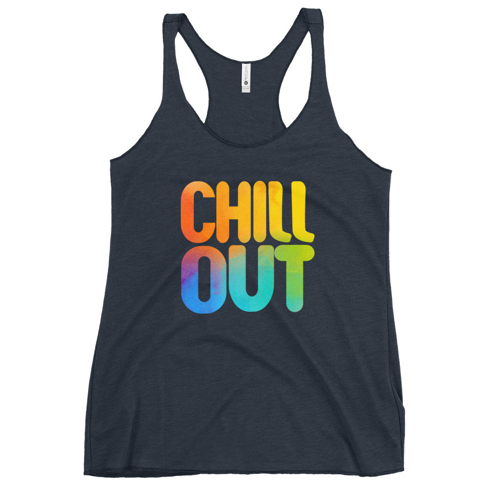 chill out racerback tank