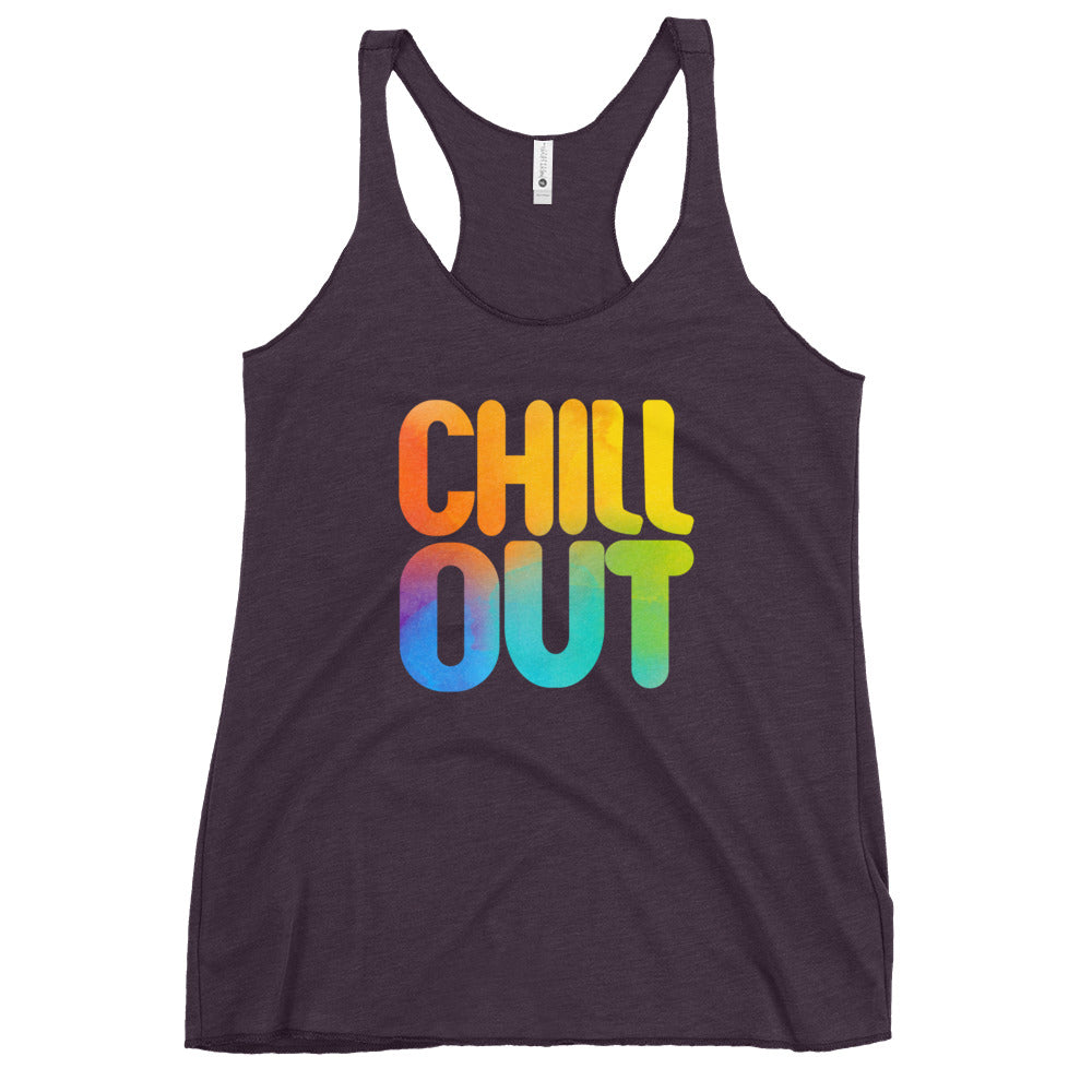 chill out racerback tank