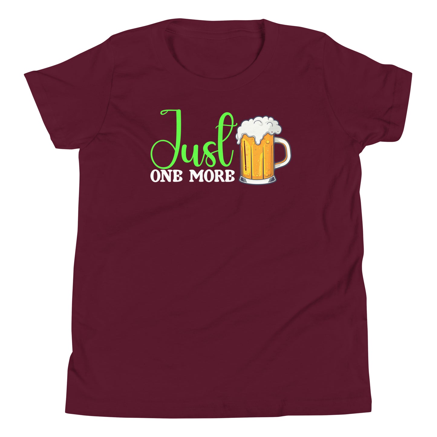 just one more youth short sleeve t-shirt