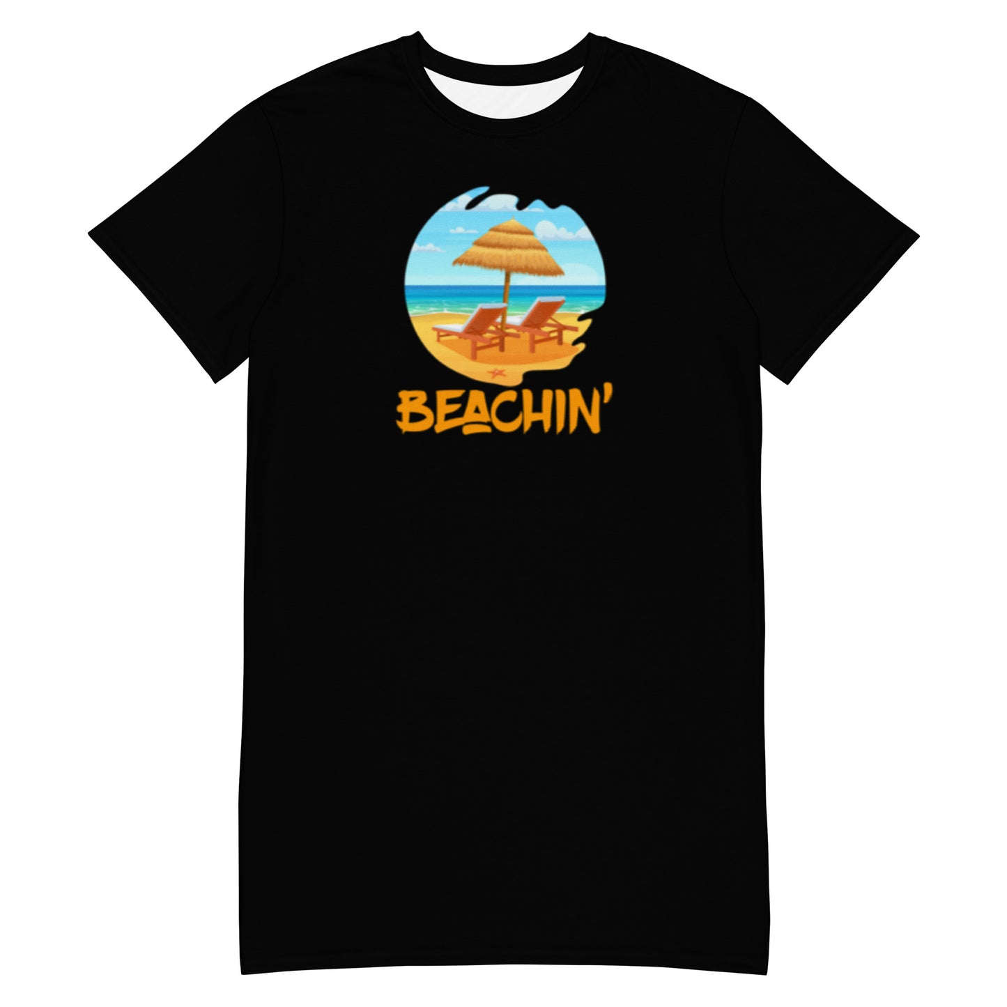 beachin' t-shirt dress
