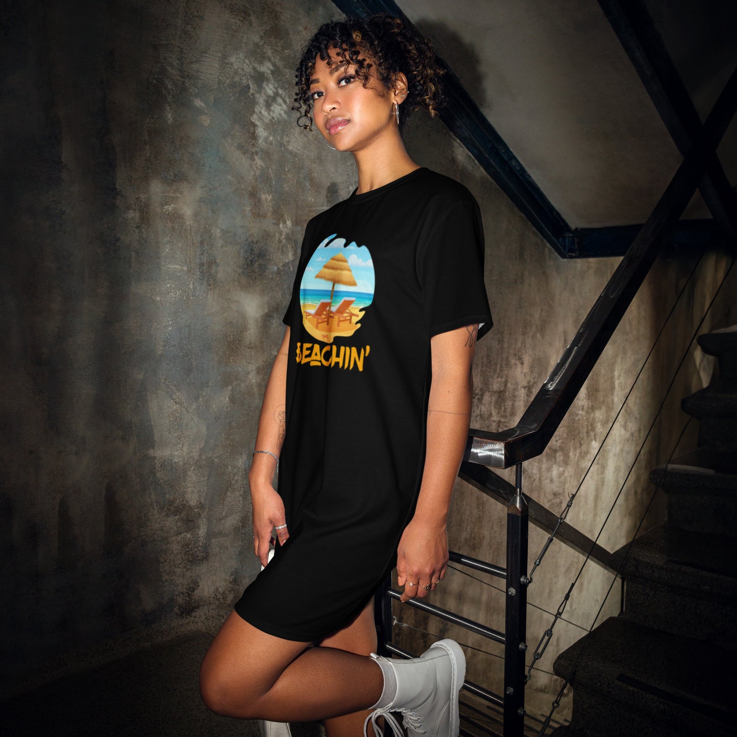 beachin' t-shirt dress