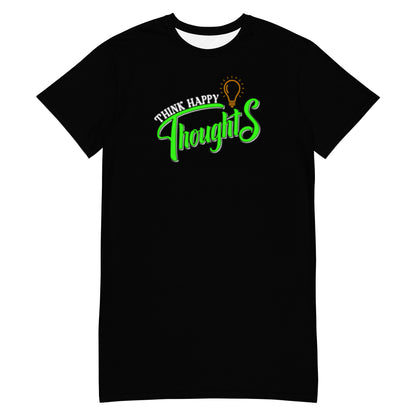 Think Happy Thoughts T-shirt dress