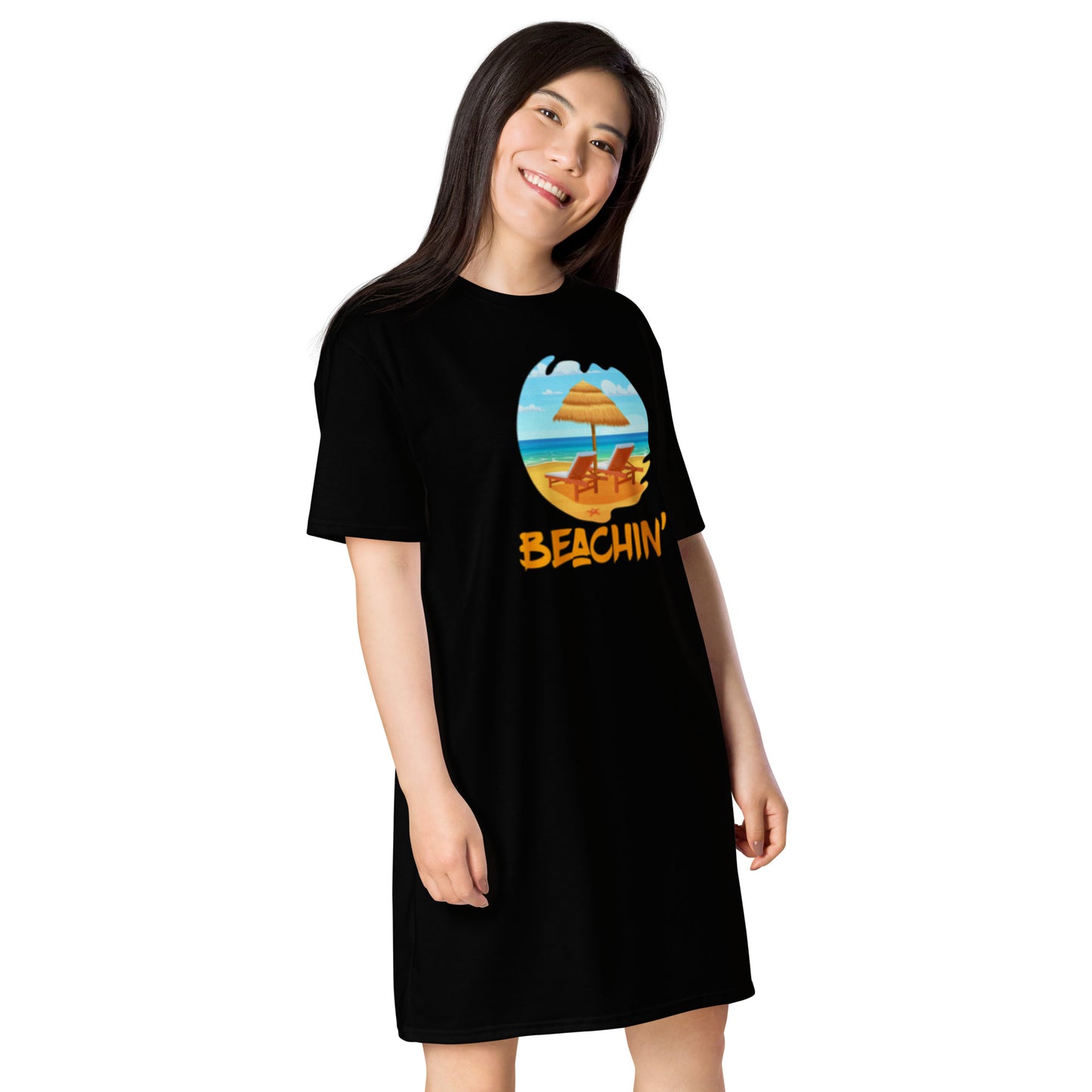 beachin' t-shirt dress