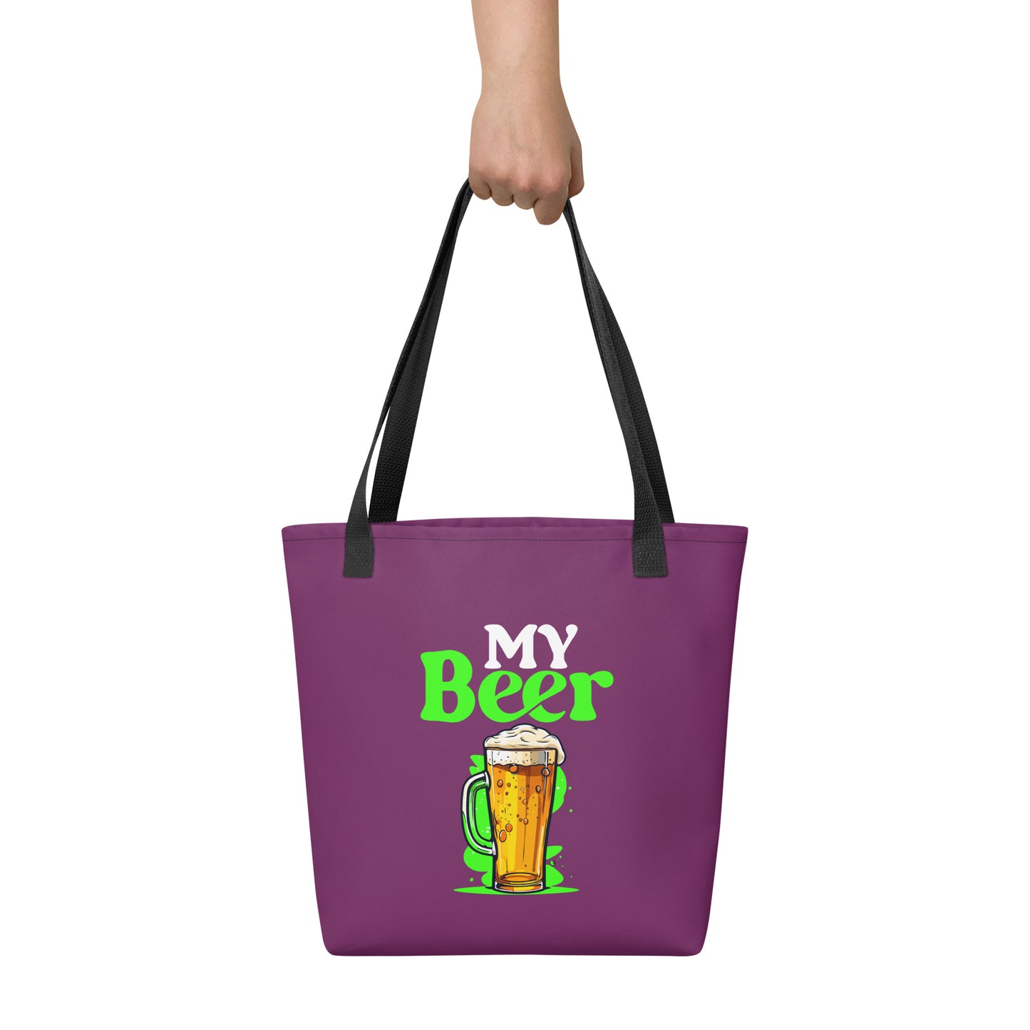 my beer tote bag