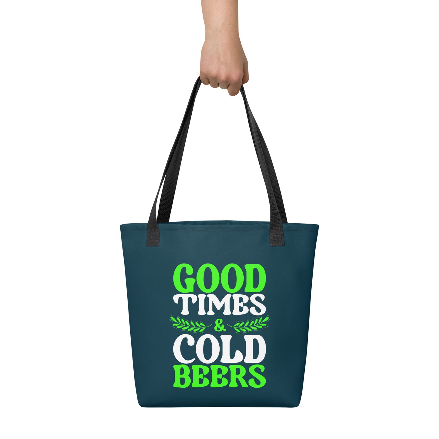 good times cold beers tote bag