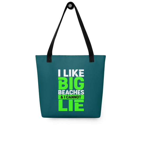 I Like Big Beaches Tote bag