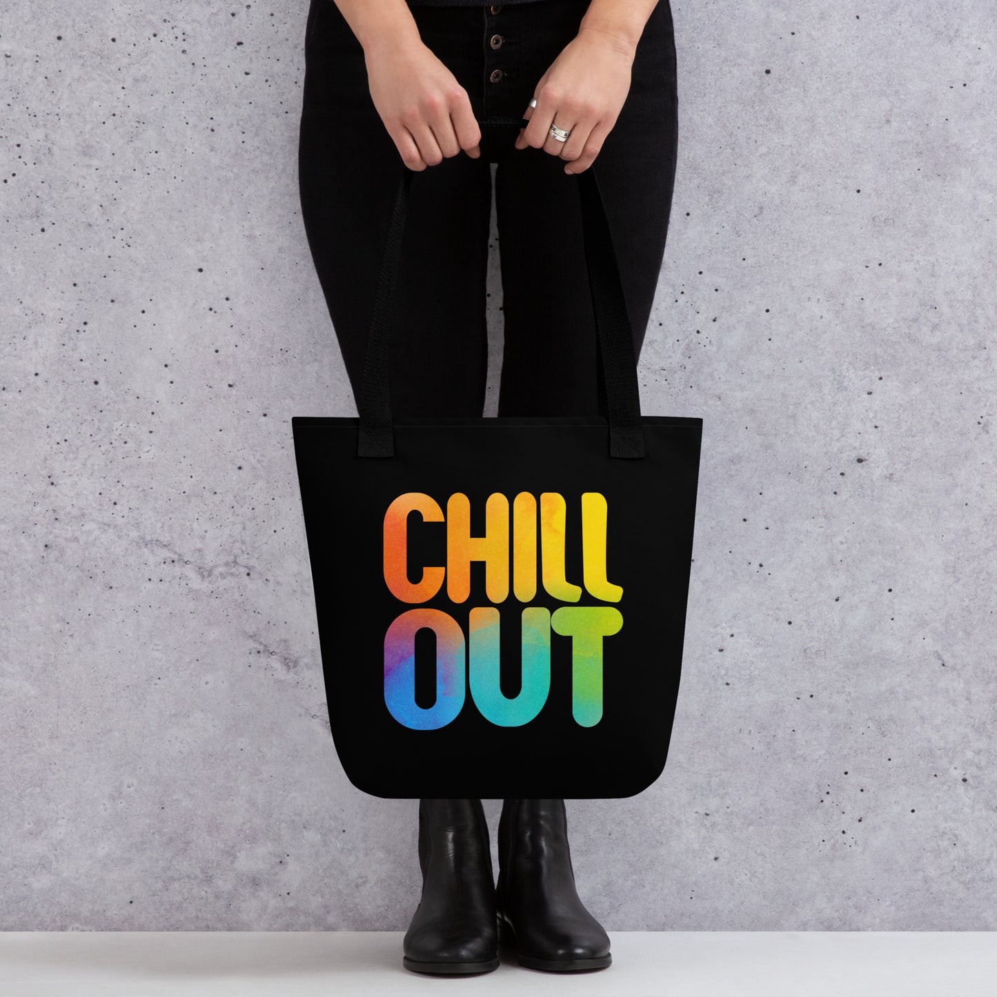 chill out tote bag