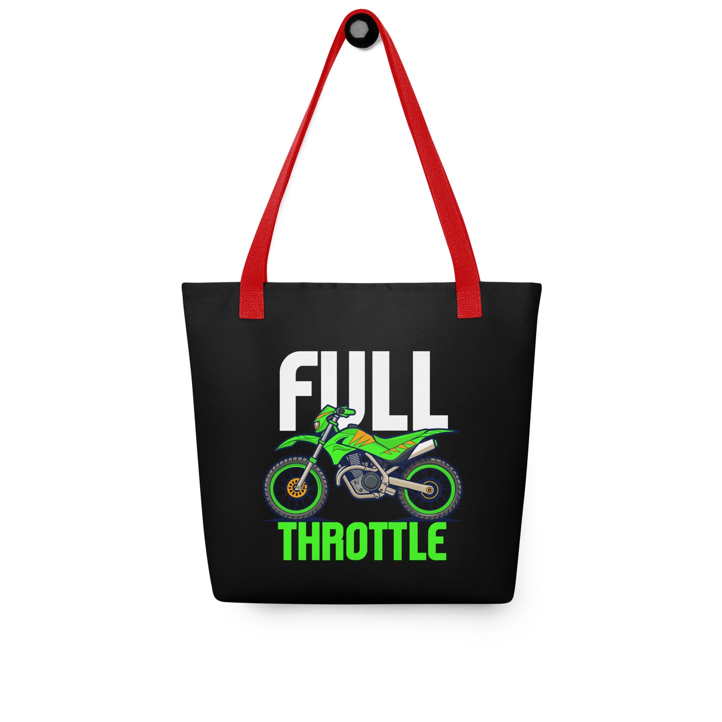 full throttle  tote bag