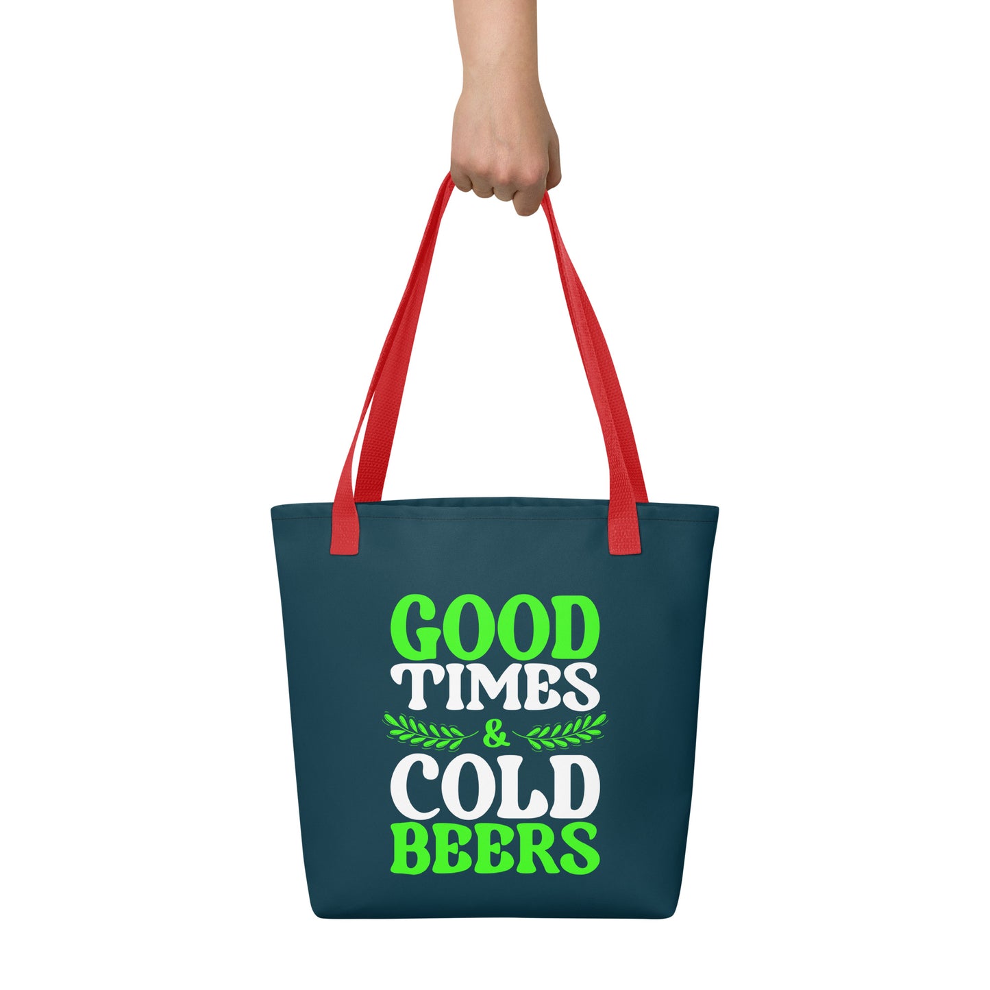 good times cold beers tote bag