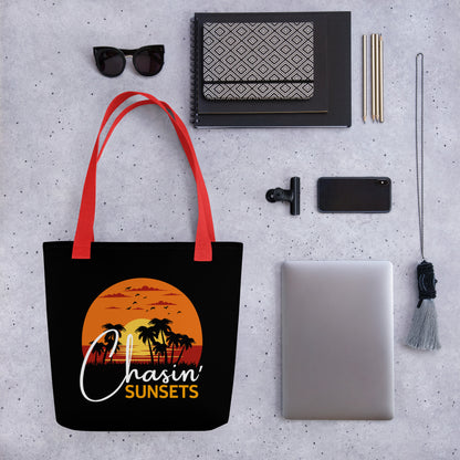Chasin Sunsets Tote Bag