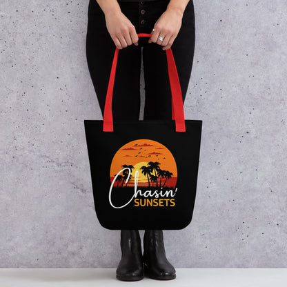 Chasin Sunsets Tote Bag