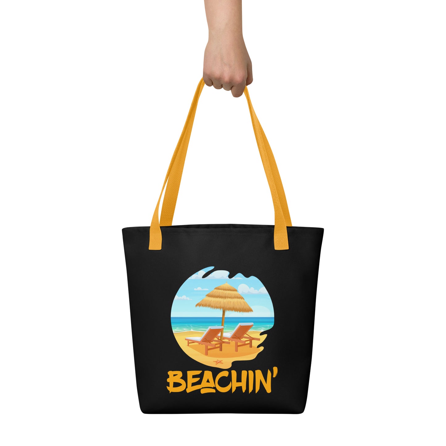 beachin' tote bag
