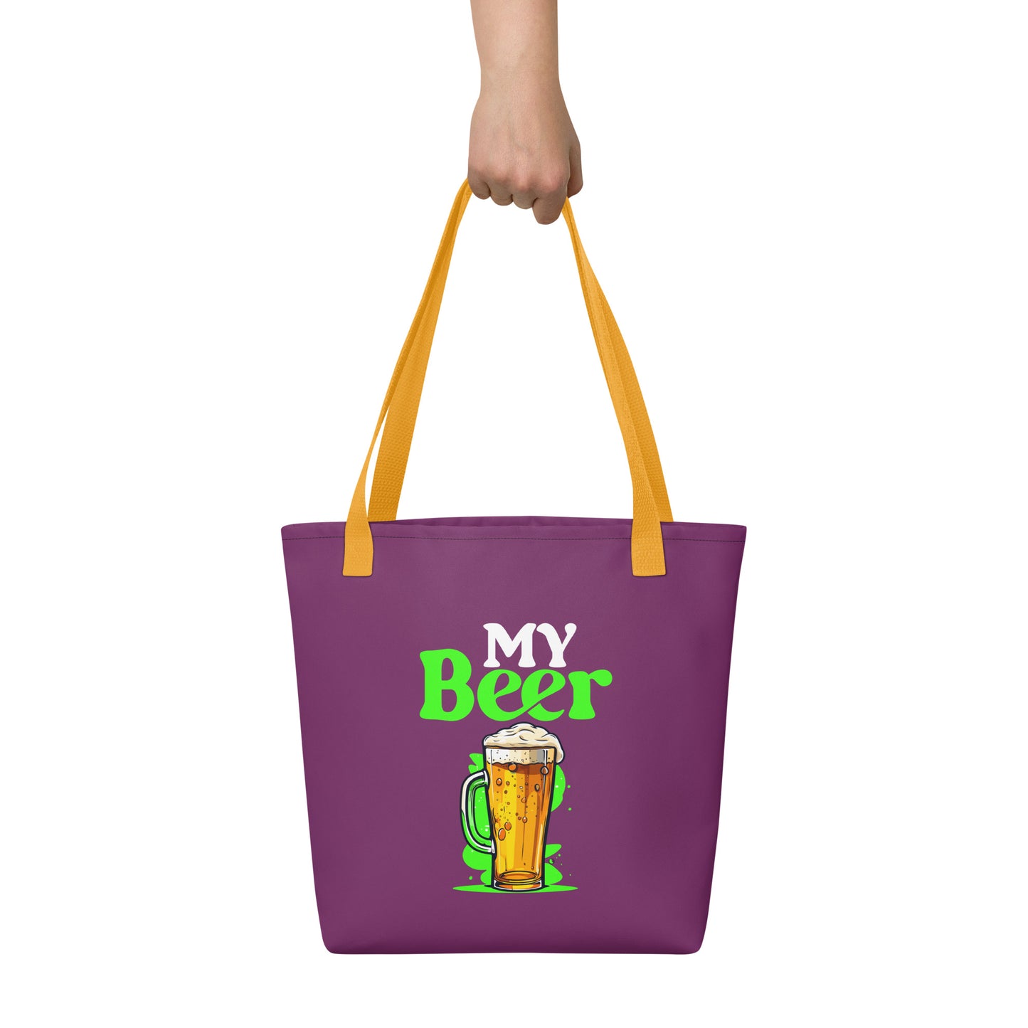 my beer tote bag