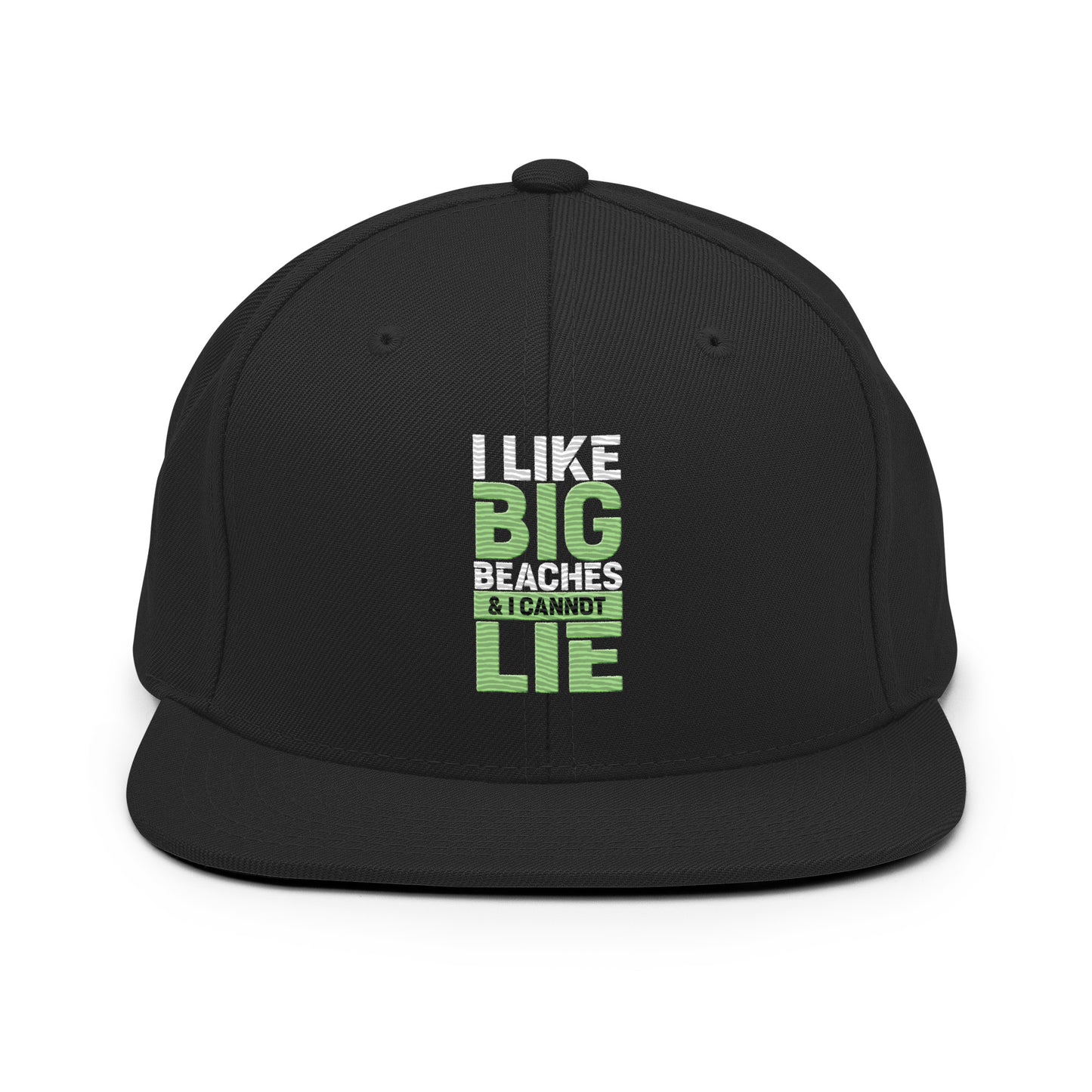 i like big beaches snapback hat