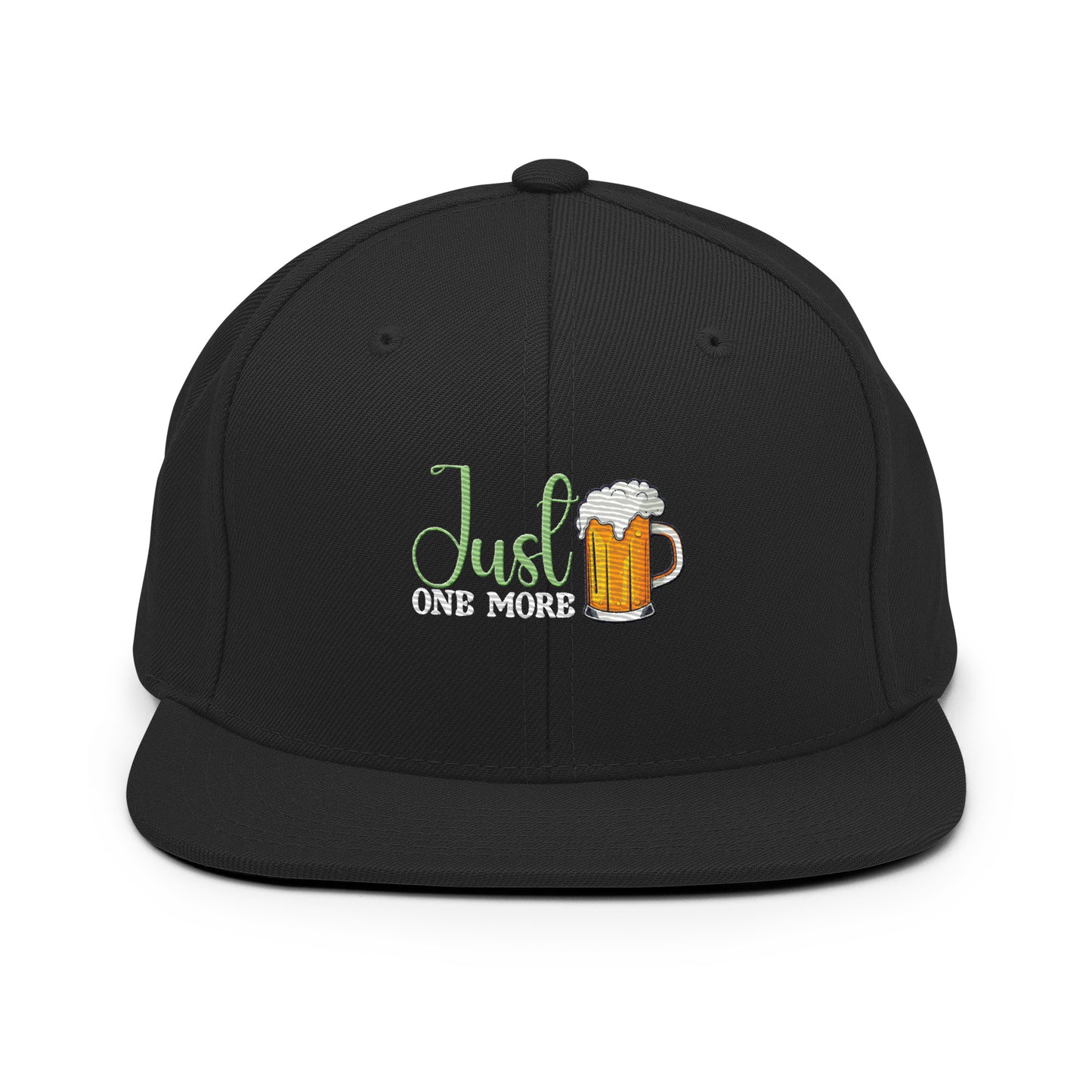 just one more snapback hat