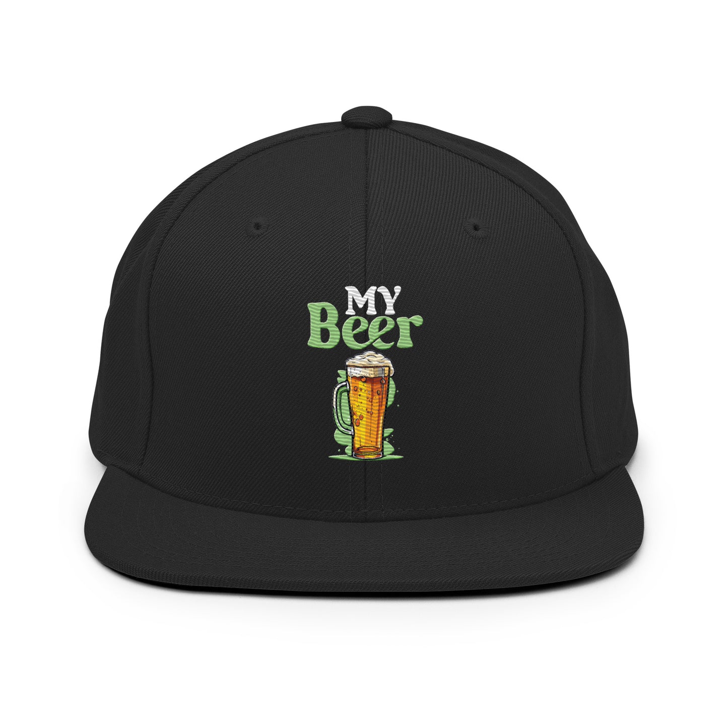 my beer snapback hat