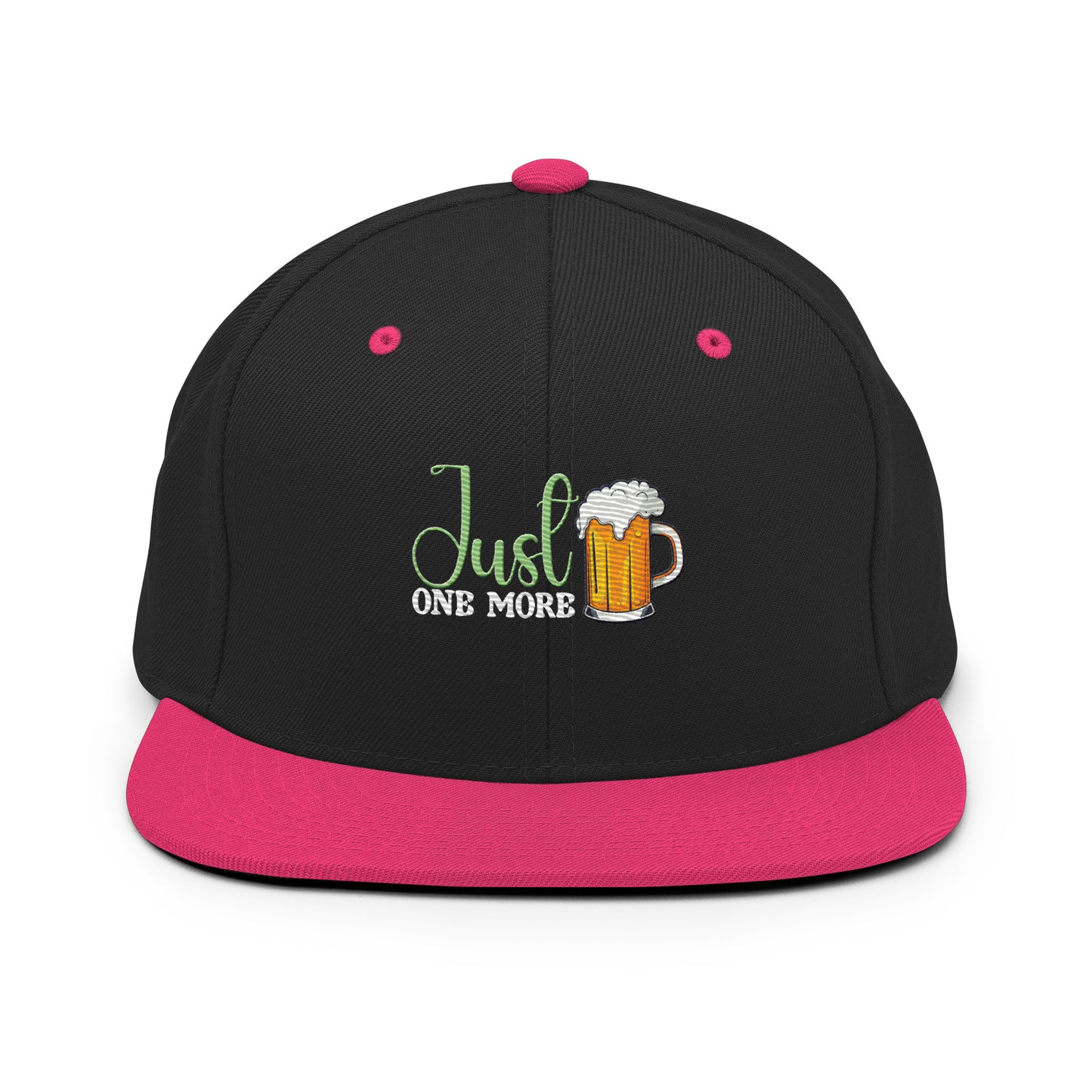 just one more snapback hat