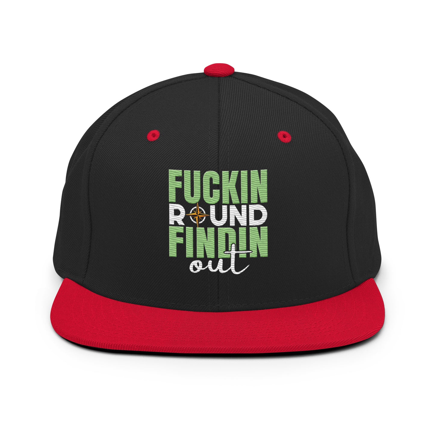 fuckin round, findin out snapback hat