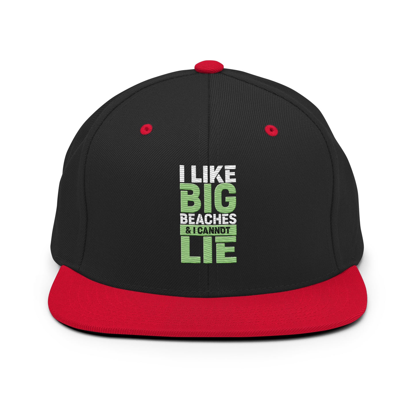 i like big beaches snapback hat