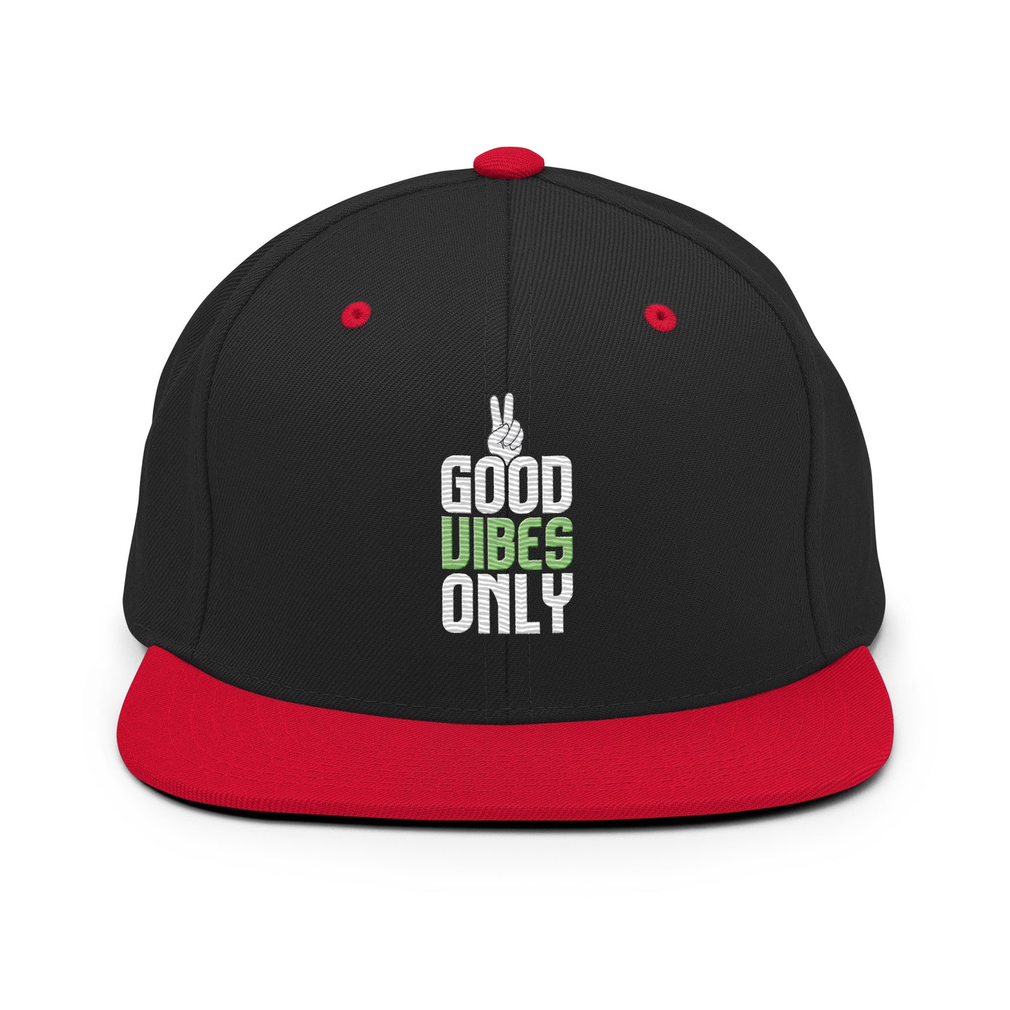 good vibes only snapback hat