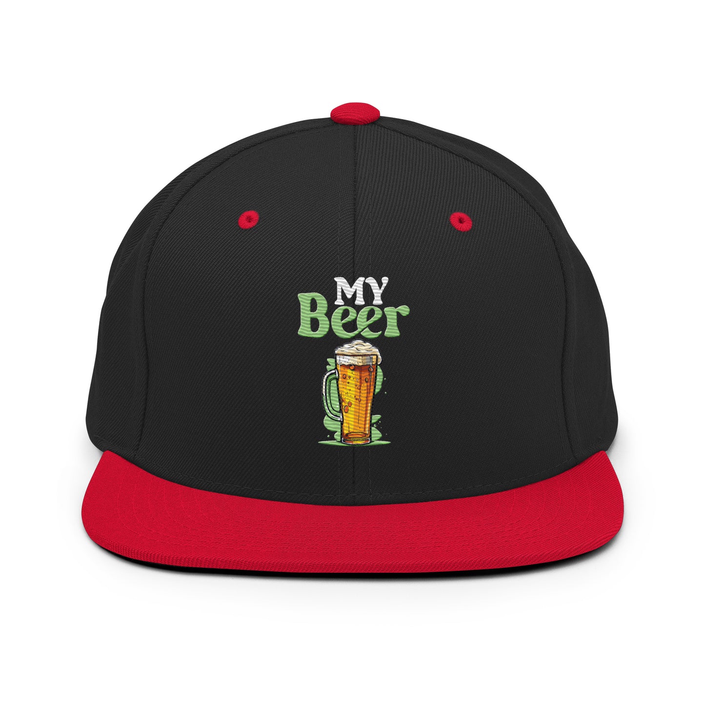 my beer snapback hat