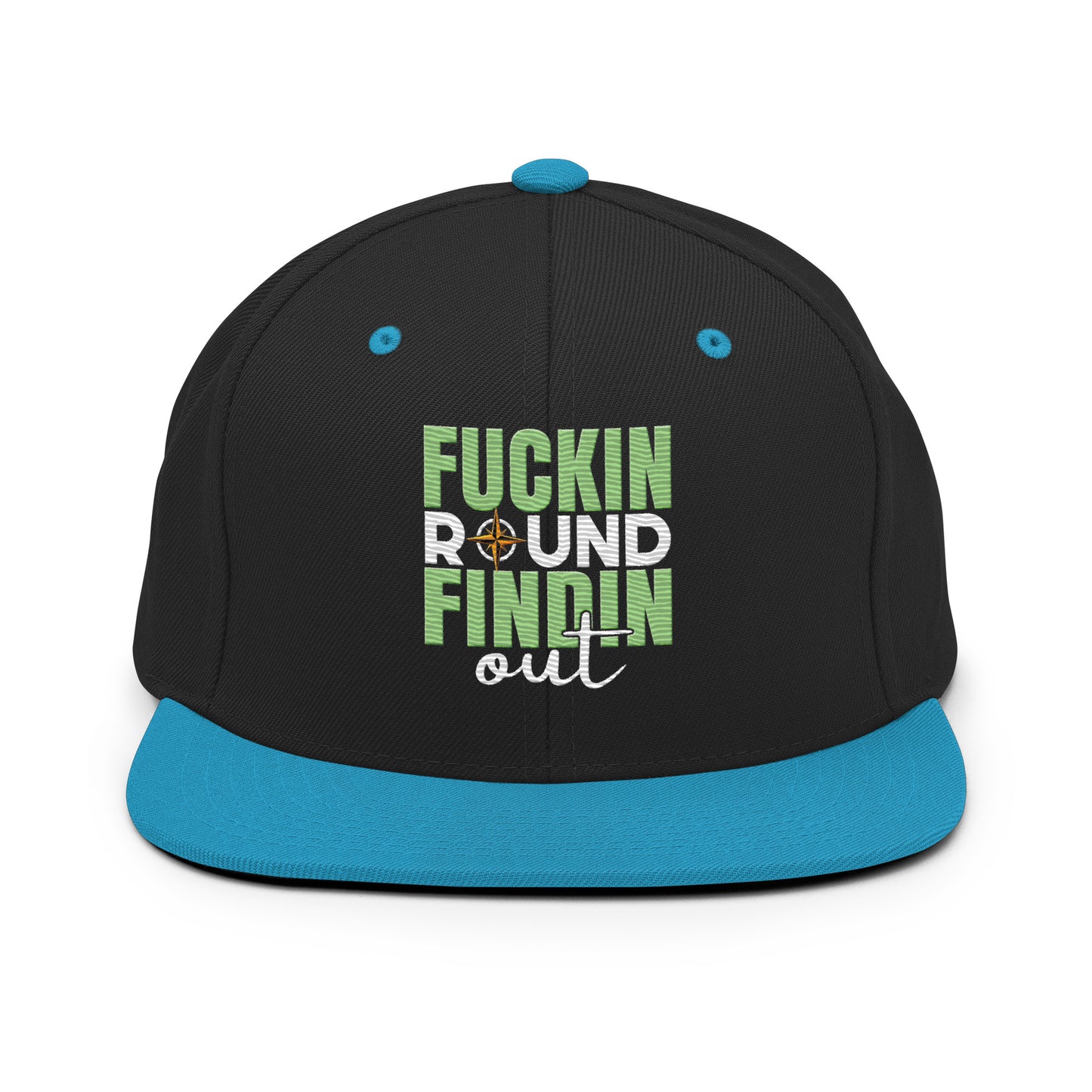 fuckin round, findin out snapback hat