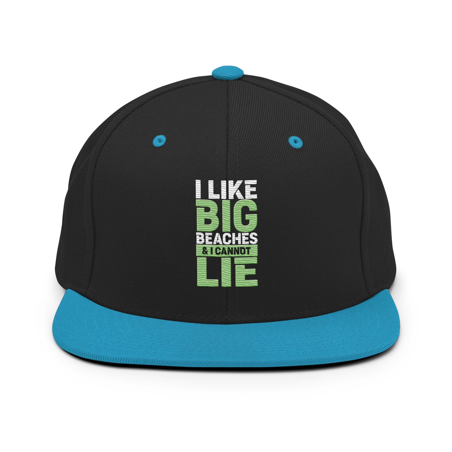 i like big beaches snapback hat