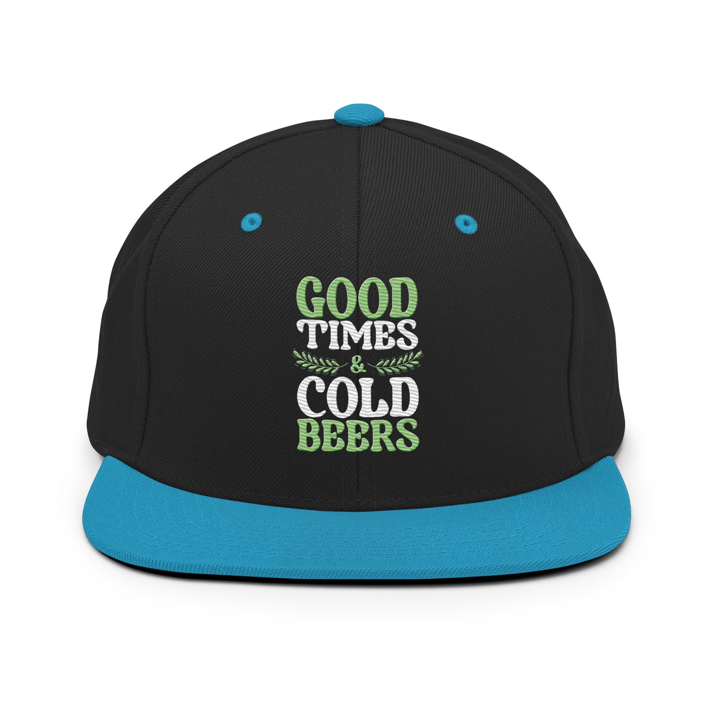 good times cold beers snapback hat