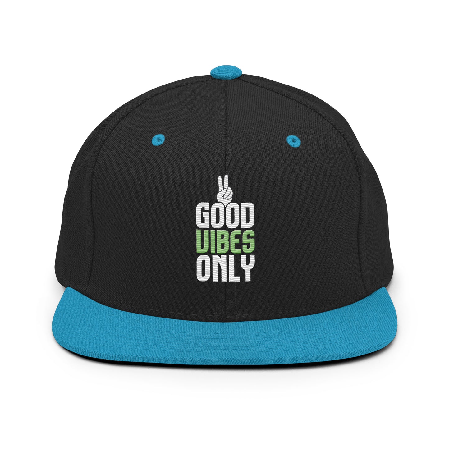 good vibes only snapback hat