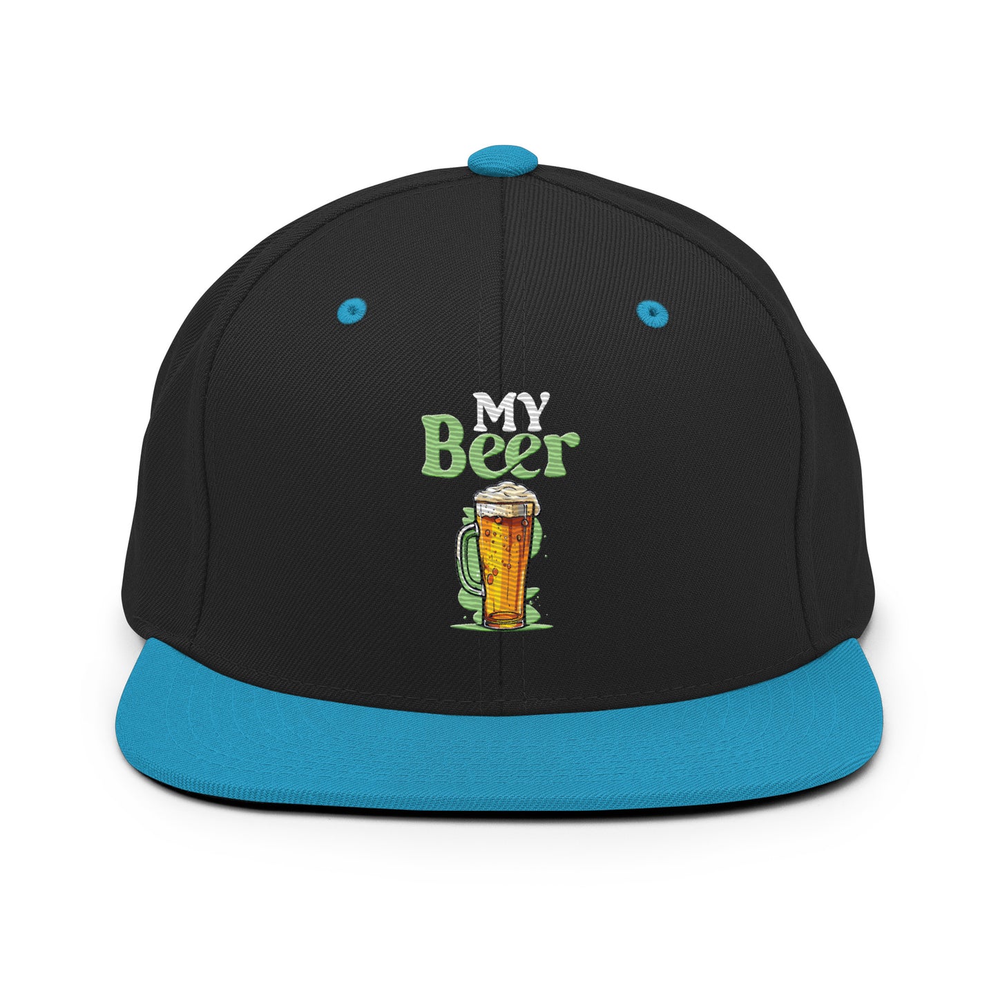 my beer snapback hat