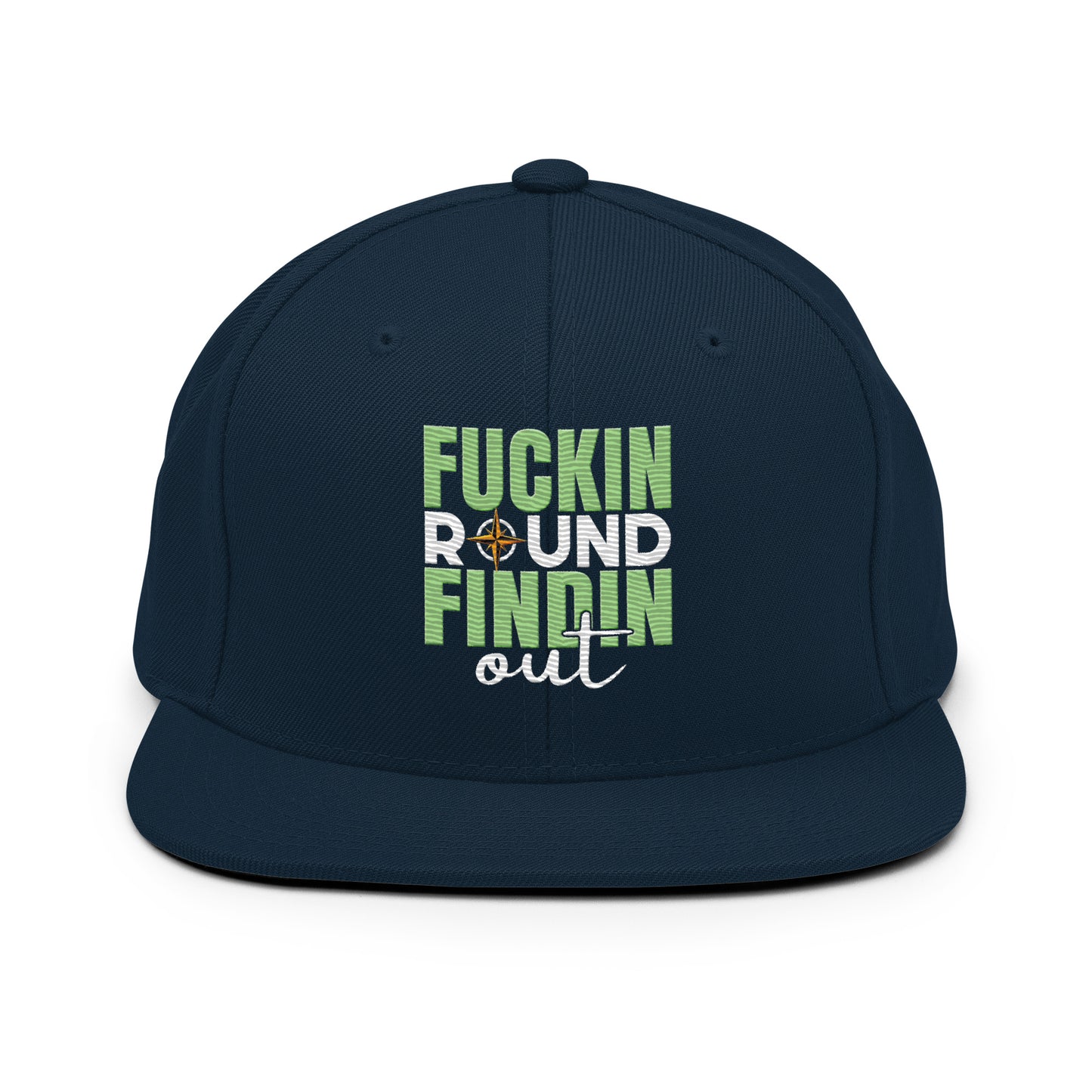 fuckin round, findin out snapback hat