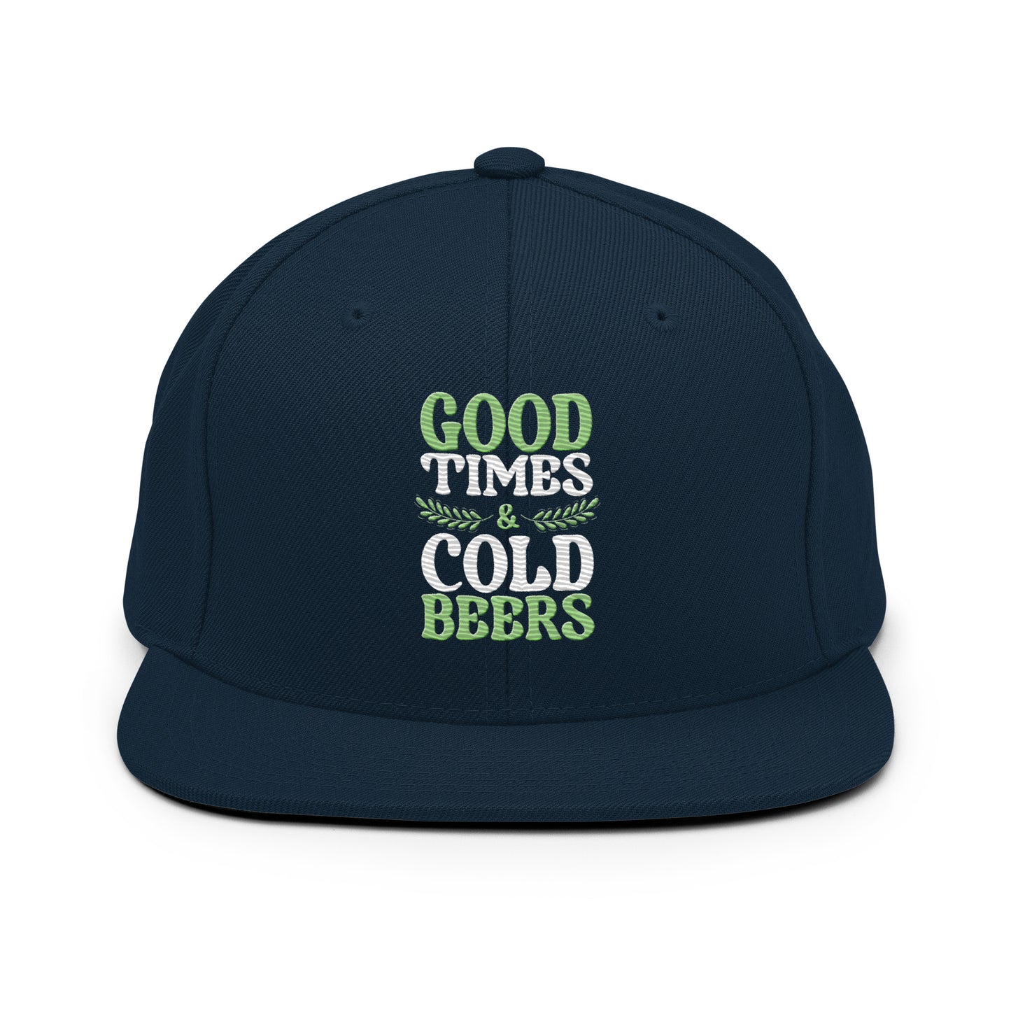 good times cold beers snapback hat