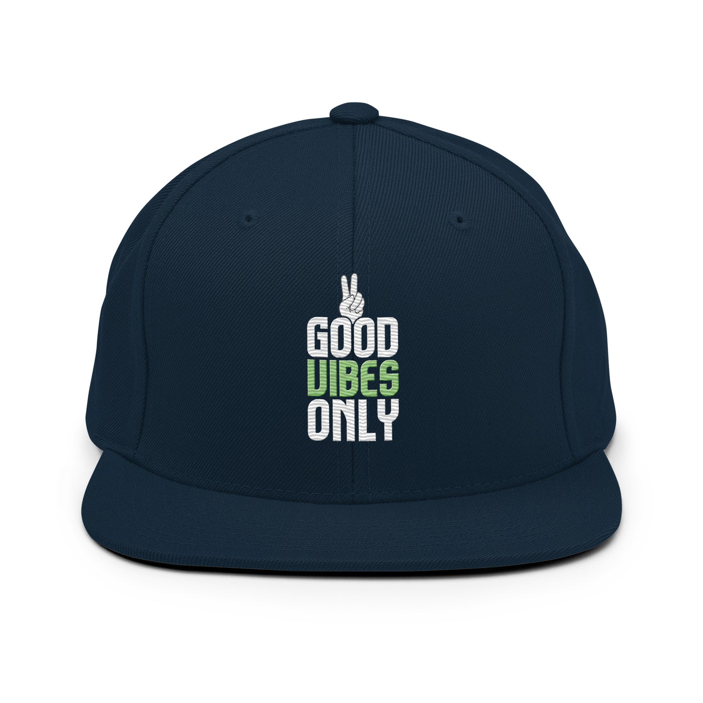good vibes only snapback hat