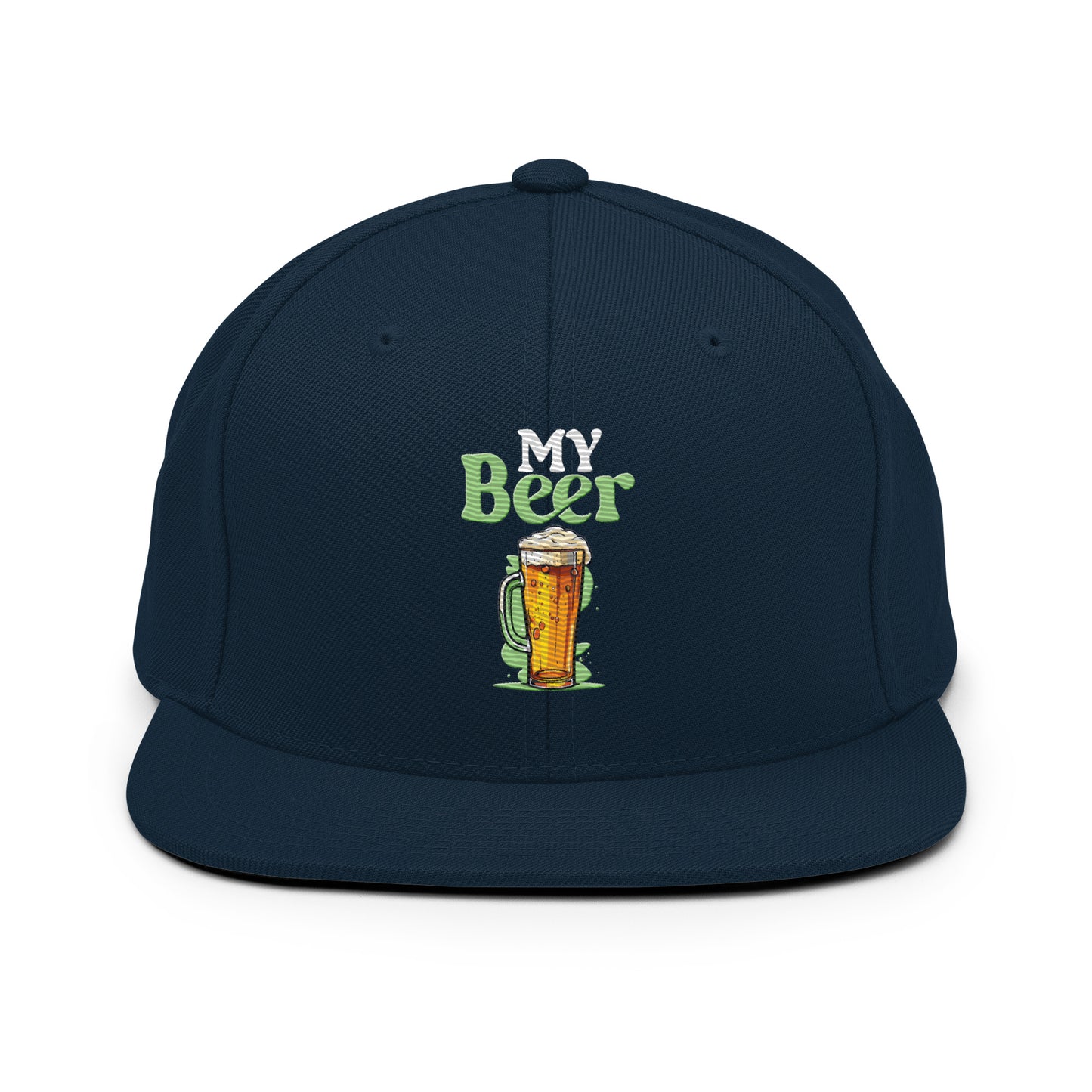 my beer snapback hat