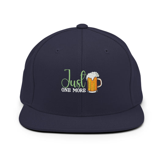 Just One More Snapback Hat
