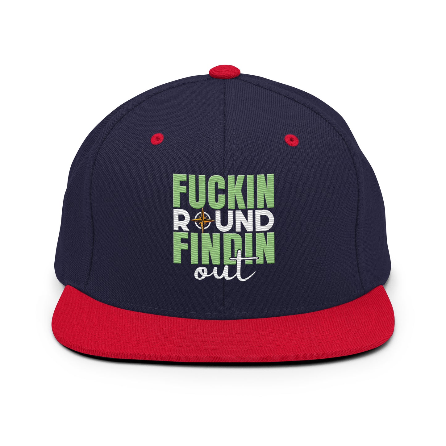 fuckin round, findin out snapback hat