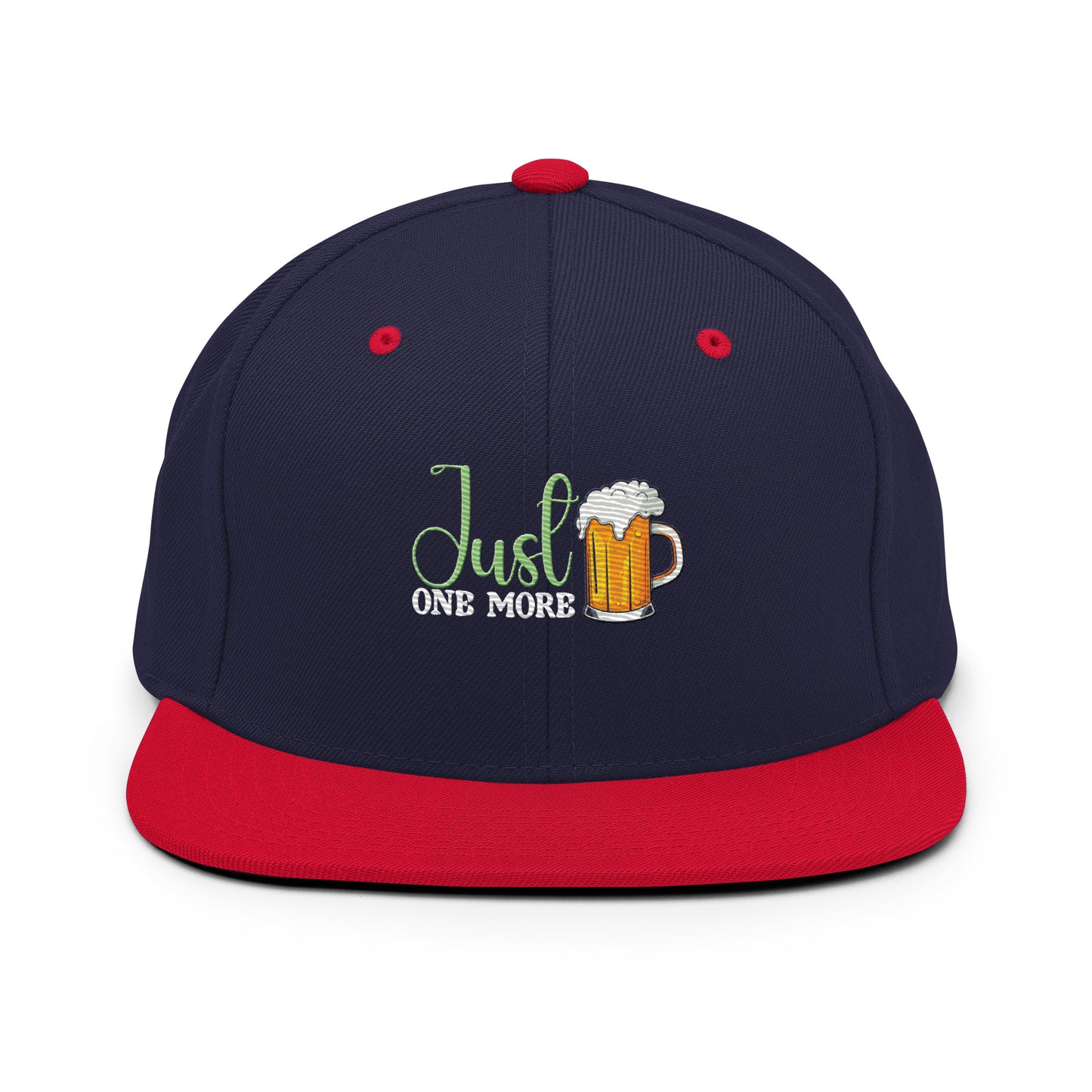 just one more snapback hat