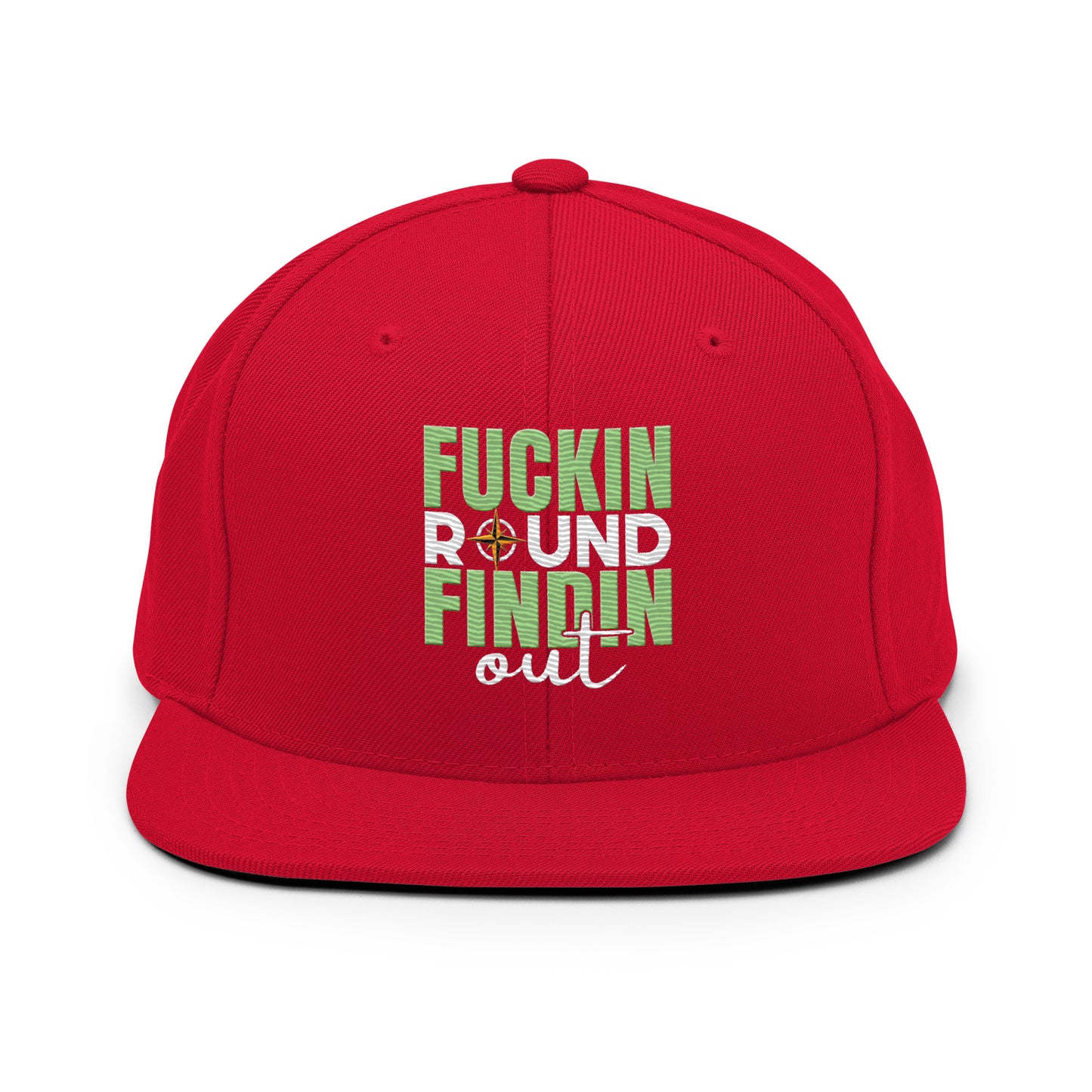 fuckin round, findin out snapback hat
