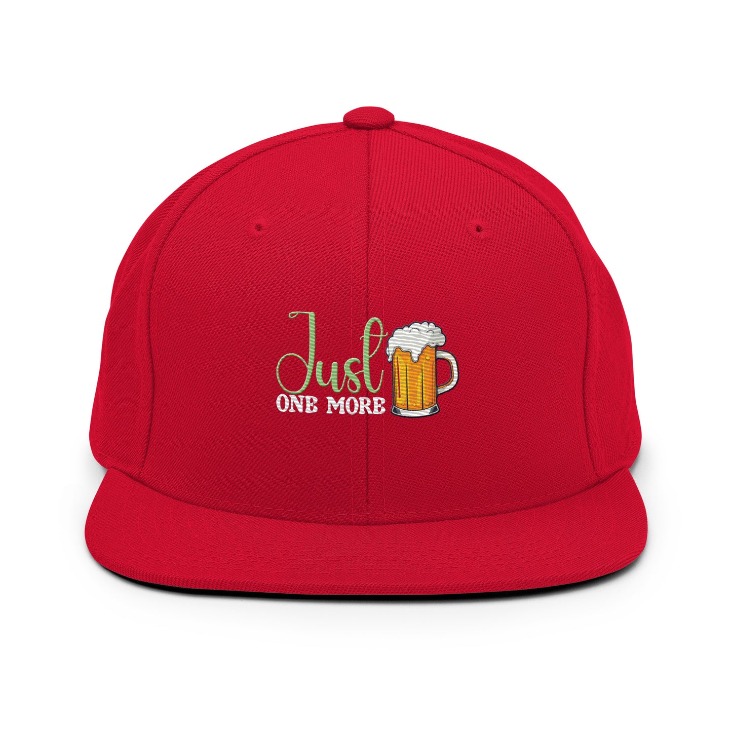 just one more snapback hat
