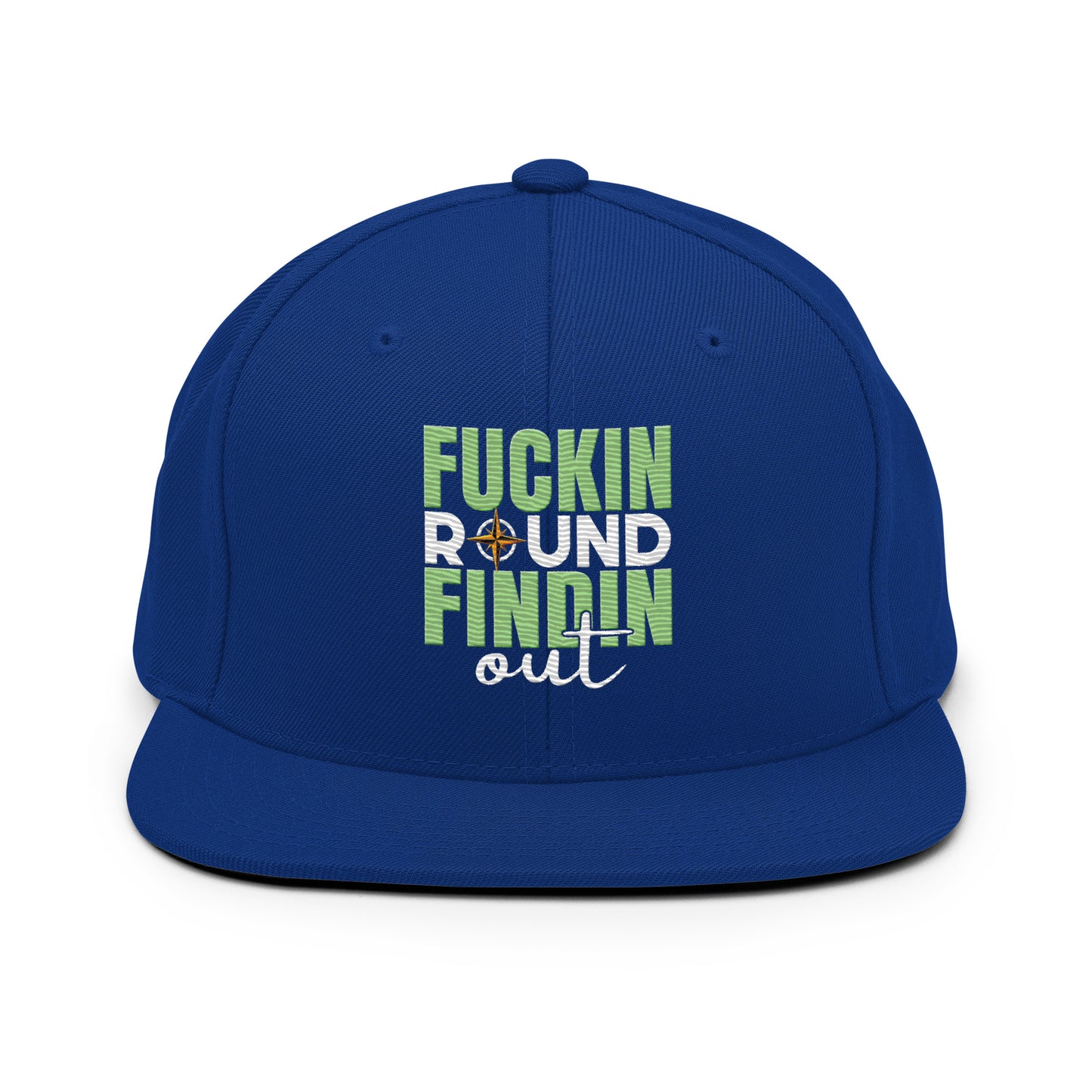 fuckin round, findin out snapback hat