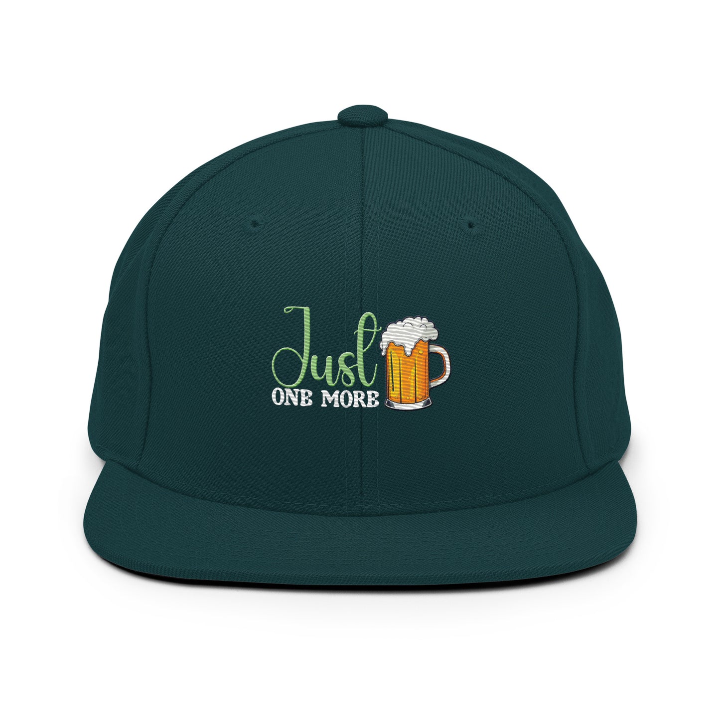 just one more snapback hat