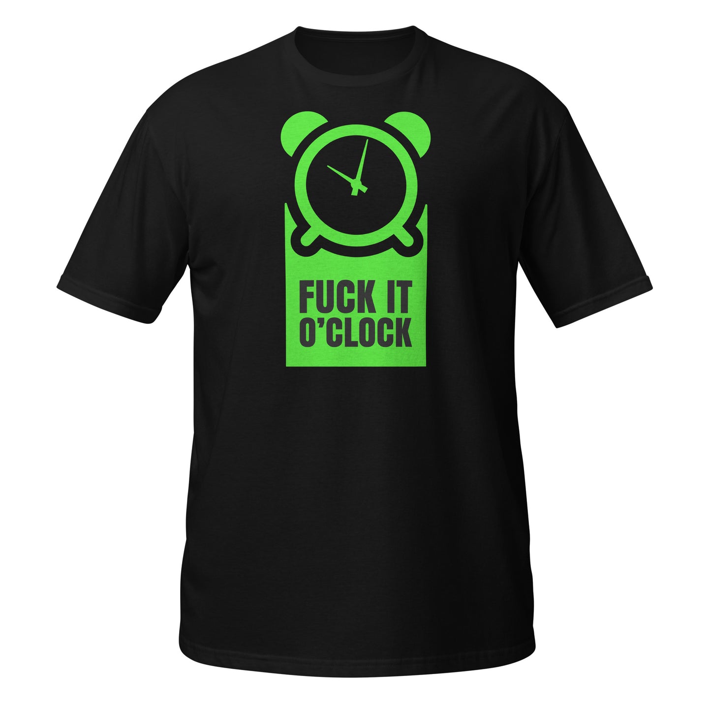 fuck it 0'clock short-sleeve   t-shirt